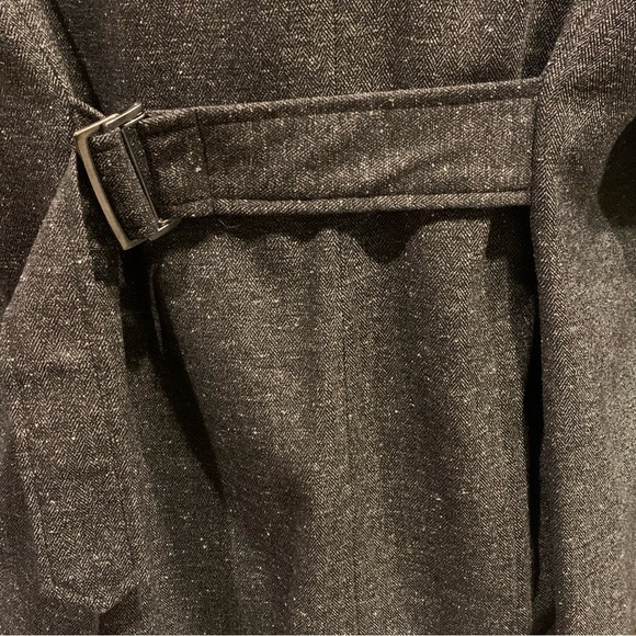 Igigi Gray Tweed Unstructured Jacket Plus Size 24 Lined Blazer Buttons Lapel NEW - Picture 9 of 14